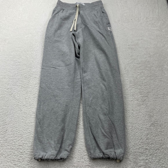 Reigning Champ Mens XS Gray Cotton Blend Sweatpants Drawstring Lounge Joggers - Picture 1 of 9